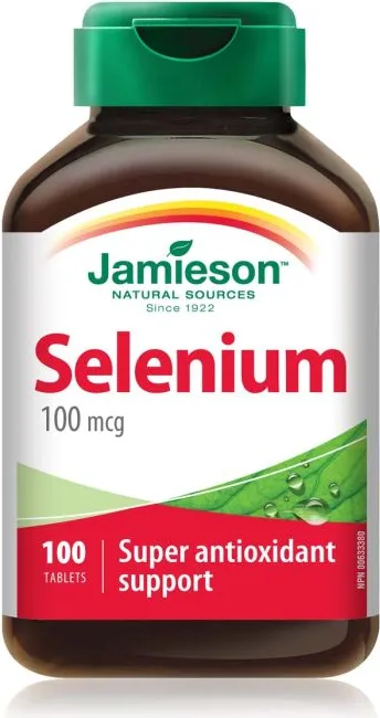 Jamieson Selenium Селен 100 мкг х 100 таблетки