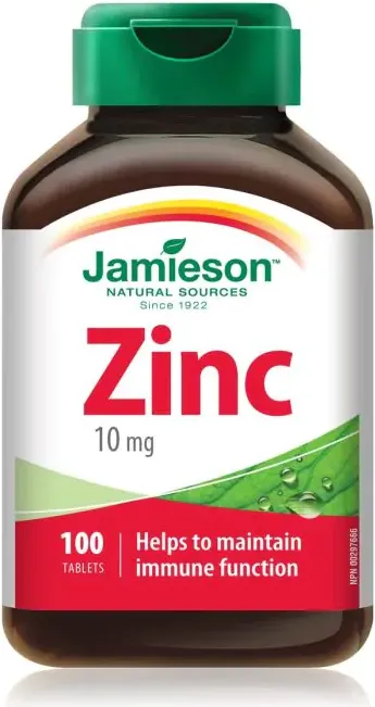 Jamieson Zinc Цинк 10 мг х 100 таблетки