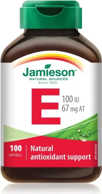 Jamieson Витамин Е 100 IU х 100 капсули