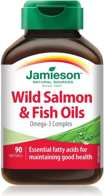 Jamieson Wild Salmon & Fish Oils Рибено масло от дива сьомга х 90 капсули