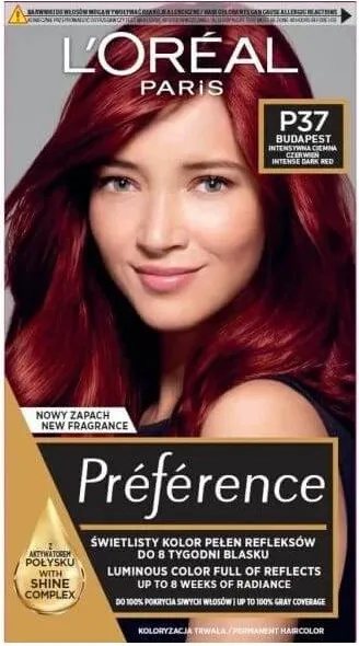 L’Oreal Preference Трайна боя за коса P37 Pure Plum Power