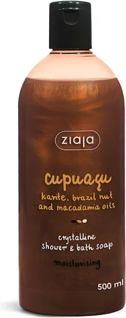 Ziaja Cupuasu Crystalline Shower & Bath Soap Регенериращ Душ гел и пяна за вана купуасу 500 мл