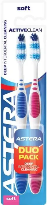 Active Clean Soft Четка за зъби 1+1