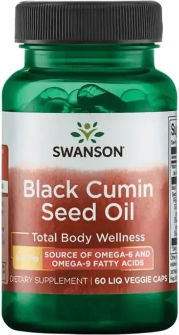 Swanson Black Cumin Seed Черен кимион семена 500 мг х 60 капсули