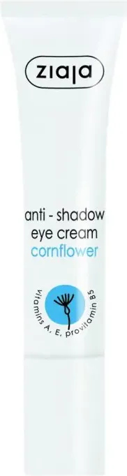 Ziaja Anti-Shadow Eye Cream Cornflower Жая Околоочен крем против тъмни кръгове с екстракт от метличина 15 мл