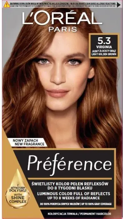 L’Oreal Preference Трайна боя за коса 5.3 Virginia