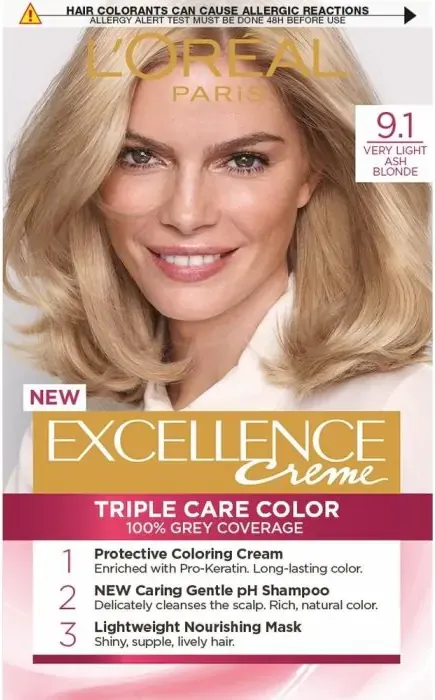 L’Oreal Excellence Creme Боя за коса 9.1 Very Light Ash Blonde