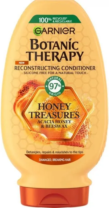 Garnier Botanic Therapy Honey&Beeswax Възстановяващ балсам за увредена коса с мед и пчелен восък 200 мл