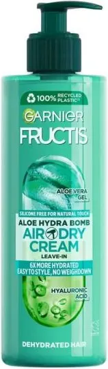 Garnier Fructis Aloe Air-Dry Хидратиращ крем за суха коса 400 мл