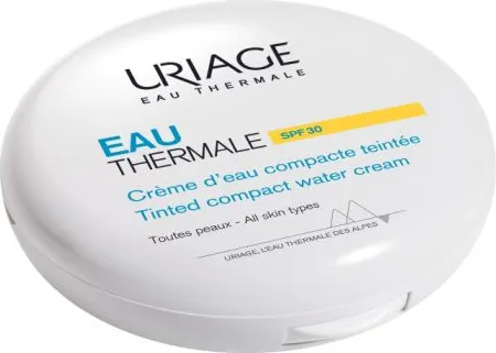 Uriage Eau Thermale Термална хидратираща крем пудра за лице с фактор SPF30 10 г