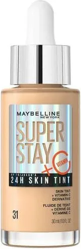 Maybelline SuperStay 24H Skin Tint Тониращ серум за лице с витамин C 30 мл Нюанс 31