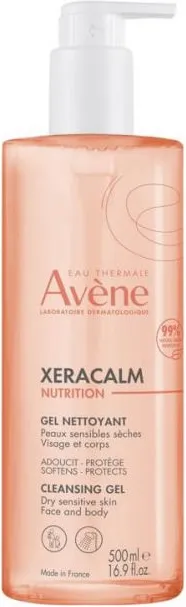 Avene Xeracalm Nutrition Душ гел за лице и тяло 500 мл