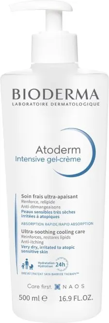 Bioderma Atoderm Интензивен успокояващ гел-крем 500 мл