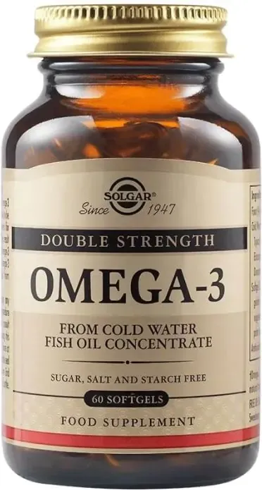 Solgar Omega 3 Double Strenght Омега 3 Двойна сила х 60 капсули