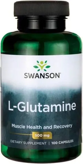 Swanson L-Glutamine Л-глутамин 500 мг х 100 капсули