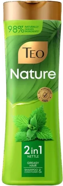 Teo Nature Shampoo 2in1 Nettle Шампоан за мазна коса 350 мл