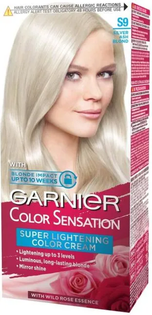 Garnier Color Sensation Трайна боя за коса, S9 Silver Ash Blond