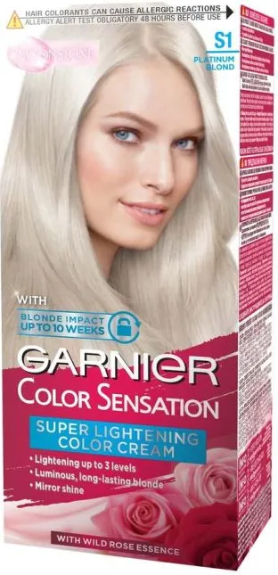 Garnier Color Sensation Трайна боя за коса, S1 Platinum Blond