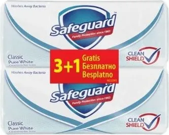 Safeguard Classic Антибактериален сапун за ръце 3+1 90 гр комплект