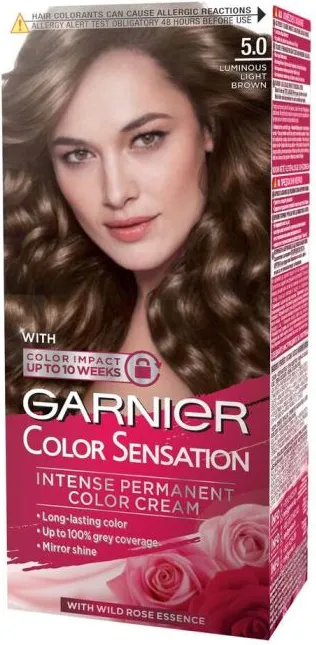 Garnier Color Sensation Трайна боя за коса, 5.0 Luminous light Brown