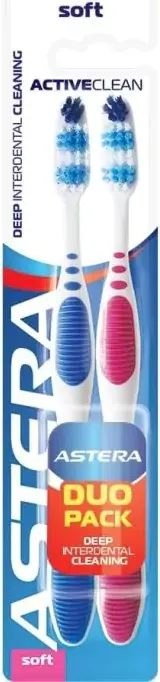 Active Clean Soft Четка за зъби 1+1