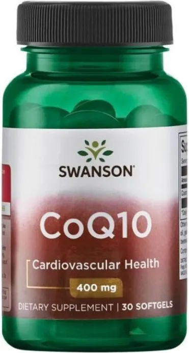 Swanson CoQ10 Коензим CoQ10 400 мг х30 капсули