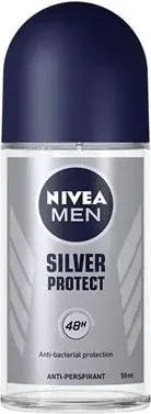 Nivea Men Silver Protect Антиперспирант рол-он против изпотяване за мъже 50 мл