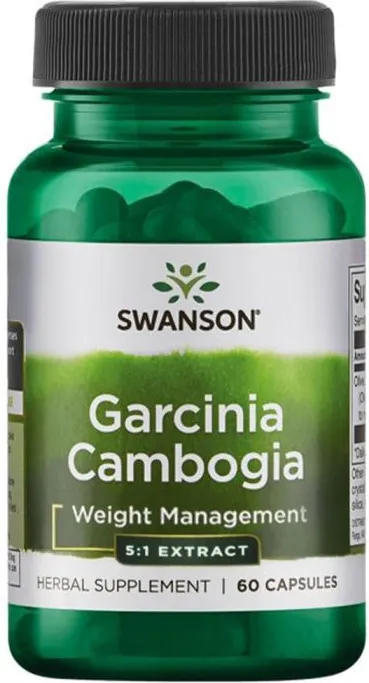 Swanson Garcinia Cambogia Гарциния Камбоджа х 60 капсули