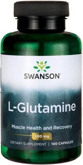 Swanson L-Glutamine Л-глутамин 500 мг х 100 капсули