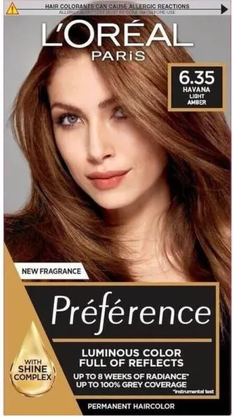 L’Oreal Preference Трайна боя за коса 6.35 Havana