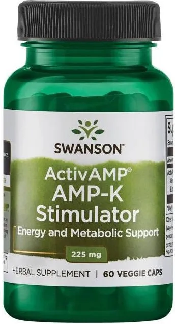 Swanson ActivAMP AMP-K Stimulator Активен AMP AMP-K стимулатор 225 мг х 60 капсули