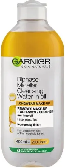 Garnier Skin Naturals Двуфазна мицеларна вода с масла 400 мл