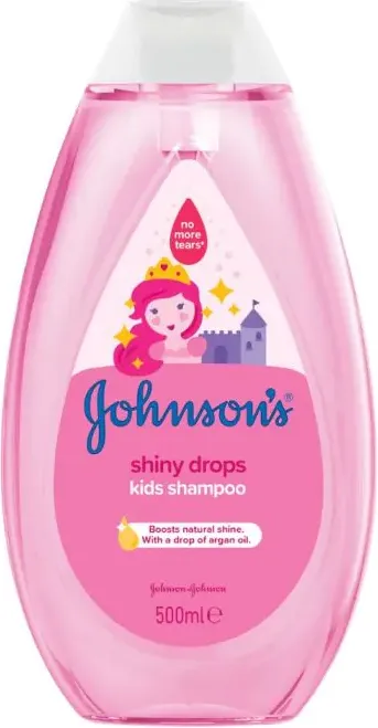 Johnson’s Shiny Drops Детски шампоан за блясък 500 мл