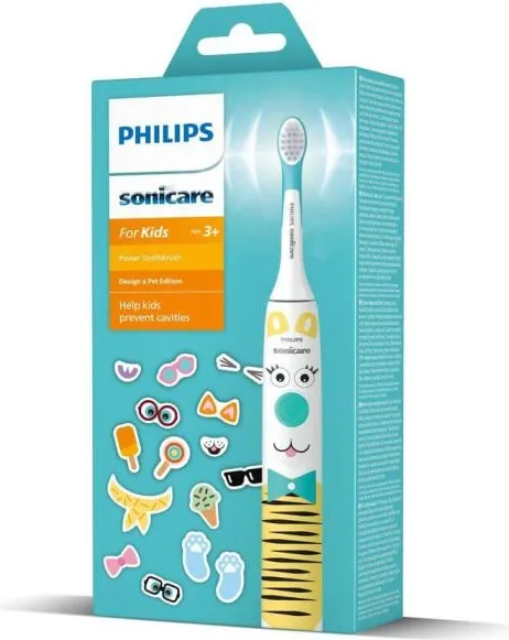 Електрическа звукова четка за зъби за деца 3+ Philips Sonicare For Kids HX3411/01