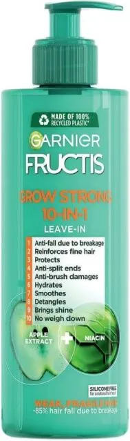 Garnier Fructis Grow Strong Крем без отмиване за тънка и късаща се коса 400 мл