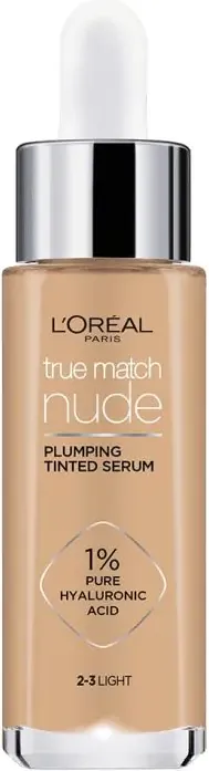 L’Oreal True Match Тониращ серум за лице с хиалуронова киселина, цвят 2-3 Light 30 мл