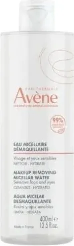 Avene Les Essentiels Мицеларна вода за почистване на грим 400 мл