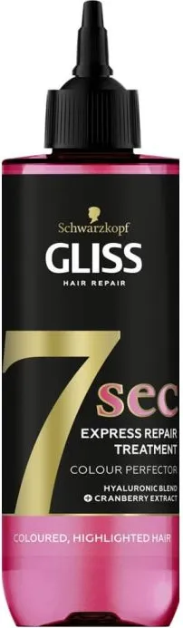 Gliss 7sec Express Repair Treatment Експресна възстановяваща маска за боядисана коса 200 мл