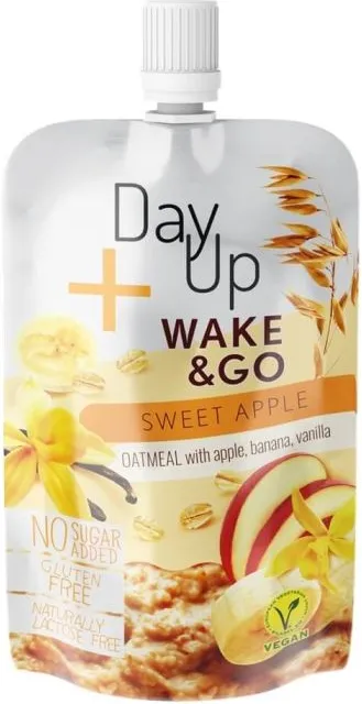 DayUp Wake&Go Sweet Apple with Vanill Пауч овесена закуска ябълка, банан и ванилия 120 г