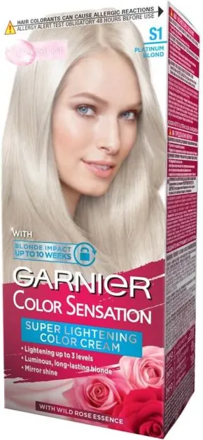 Garnier Color Sensation Трайна боя за коса, S1 Platinum Blond