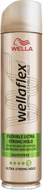 Wella Wellaflex Flexible Ultra Strong Hold Лак за коса за ултра силна фиксация 5 250 мл Procter&Gamble