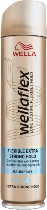 Wella Wellaflex Flexible Extra Strong Hold Лак за коса за екстра силна фиксация 4 250 мл Procter&Gamble