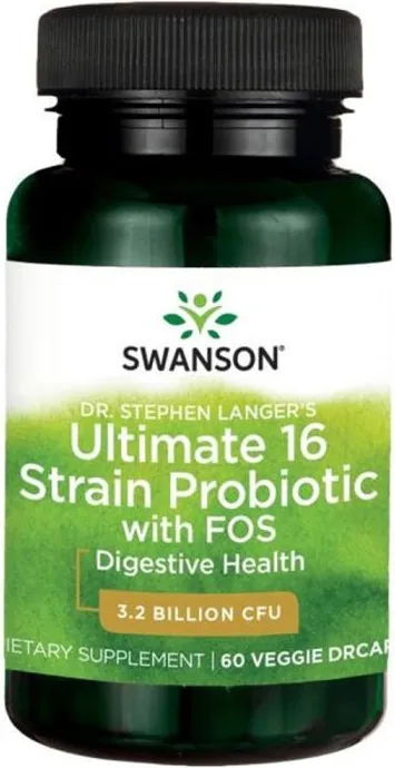 Swanson Ultimate 16 Strain probiotic 16 Щамов пробиотик х 60 капсули