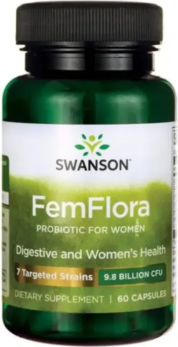 Swanson FemFlora Feminine ФемФлора Пробиотик за вагиналната микрофлора х60 капсули
