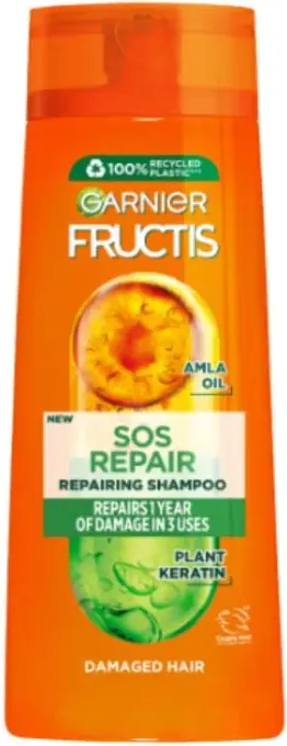 Garnier Fructis SOS Repair Шампоан за много увредена и изтощена коса 400 мл