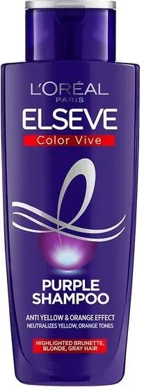 Elseve Color-Vive Purple Шампоан неутрализиращ жълтия цвят на боядисаната коса 200 мл