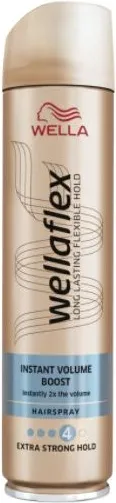 Wella Wellaflex Instant Volume Boost Лак за коса за мигновен обем със силна фиксация 4 250 мл Procter&Gamble