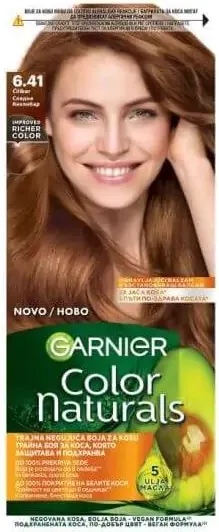 Garnier Color Naturals Трайна боя за коса 6.41 Sweet Amber