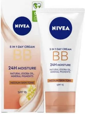 Nivea BB Оцветен крем за лице среден нюанс SPF15 50 мл