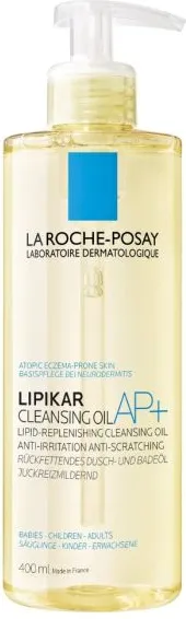 La Roche-Posay Lipikar AP+ Липидовъзстановяващо измиващо олио за бебета, деца и възрастни 400 мл